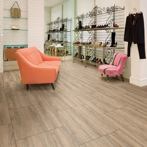 Polyflor Affinity 255 Pur Dappled Oak Vinyl Flooring Tiles 9875 - SAMPLE