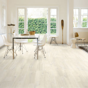 Quick Step Creo Charlotte Oak White 7mm Laminate Flooring CRH3178