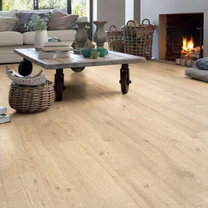 Quick Step Impressive Ultra Sandblast Oak Natural Laminate Flooring 12mm IMU1853 - SAMPLE
