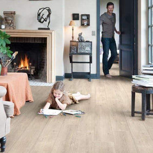 Quick Step Impressive Ultra Saw Cut Oak Beige Laminate Flooring 12mm IMU1857 - SAMPLE