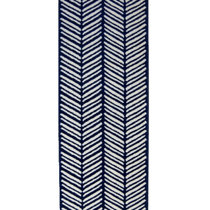 Maestro Herringbone Navy Rug