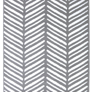 Maestro Herringbone Silver Rug