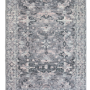 Maestro Traditional Grey/Pink Rug