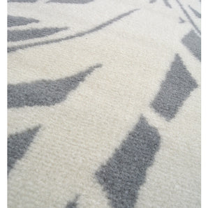 Maestro Organic Leaf Grey Rug