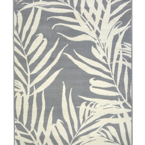 Maestro Organic Leaf Grey Rug