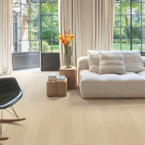 Quick Step Alpha Blos Buttermilk Oak LVT Flooring AVSPU40277 - SAMPLE