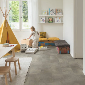 Quick Step Alpha ORO Base Concrete Rock LVT Flooring AVSTT40234 - SAMPLE