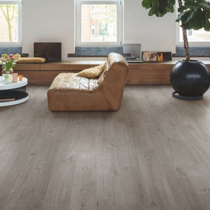 Quick Step Alpha Bloom Cotton Oak Cozy Grey LVT Flooring AVMPU40202 - SAMPLE