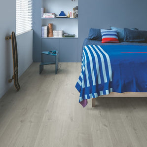 Quick Step Alpha Bloom Cotton Oak Cold Grey LVT Flooring AVMPU40201 - SAMPLE