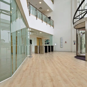 Polyflor Affinity 255 Pur Champagne Oak Vinyl Flooring Tiles  9874 - SAMPLE