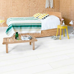 Quick Step Impressive Ultra White Planks 12mm Laminate Flooring IMU1859 - SAMPLE