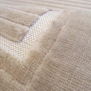 Malmo Border Natural Rug