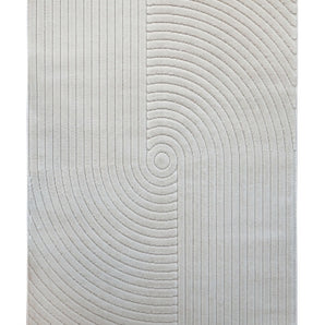 Malmo Knot White Rug