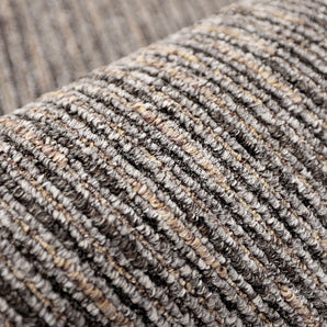 Multi Stripe Taupe Rug