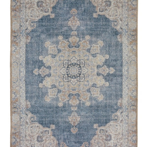 Opal Medallion Navy Rug