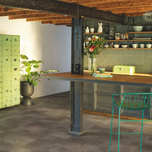 Quick Step Alpha ORO Base Oxidized Rock LVT Flooring AVSTT40235 - SAMPLE