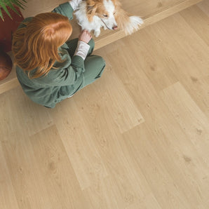 Quick Step Alpha Blos Base Coast Oak Beige LVT Flooring AVSPT40321 - SAMPLE