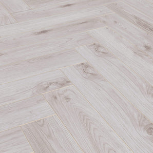 Kronotex Herringbone Bordeaux Oak 8mm Laminate Flooring D3516