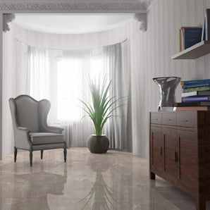 Liberty Floors Light Pinto - Lustre Stone 8mm High Gloss Laminate Flooring (223771)