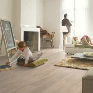 Quick Step Largo Long Island Oak Natural Laminate Flooring 9.5mm LPU1661